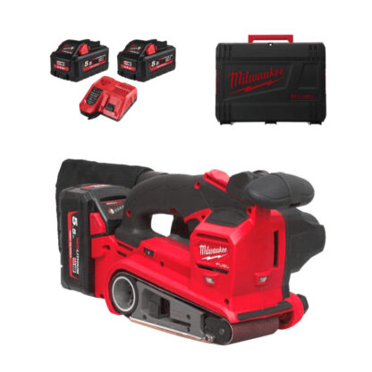 Aku pásová bruska Milwaukee M18 FBTS75-552X, 75 x 457 mm, 2x Aku (18V, 5,5 Ah), 4933479615 4933479615