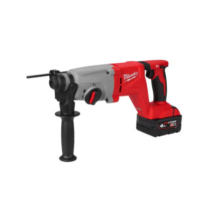 Aku bezuhlíkové vrtací kladivo Milwaukee M18 BLHACD26-402X SDS-Plus 26 mm s rukojetí typu D 4933492480