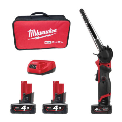 Aku pásová bruska Milwaukee M12 FBFL13-402B, 13 x 457 mm, 2x Aku (12V, 4,0 Ah), 4933480961 4933480961