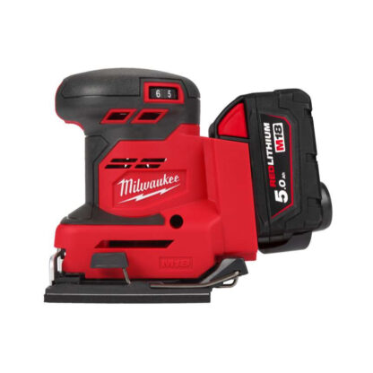 Aku vibrační bruska Milwaukee M18 BQSS-502B (5,0 Ah) 4933479967