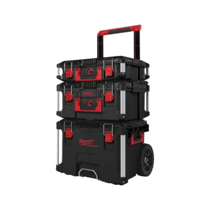 Milwaukee 4932464244 - Pojízdná sada kufrů-boxů Packout™ (3ks) 4932464244