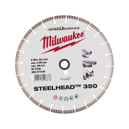 Diamantový kotouč Milwaukee SPEEDCROSS STEELHEAD™ 350 mm, 4932471988 4932471988