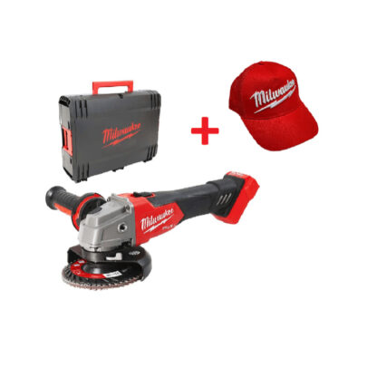 Aku úhlová bruska 125 mm Milwaukee M18 FSAG125X-0X s posuvným spínačem, bez Aku, + kšiltovka Milwaukee ZDARMA 4933478428
