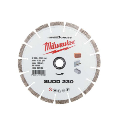Diamantový rozbrušovací kotouč Milwaukee SUDD 230 mm - tichý 4932492152