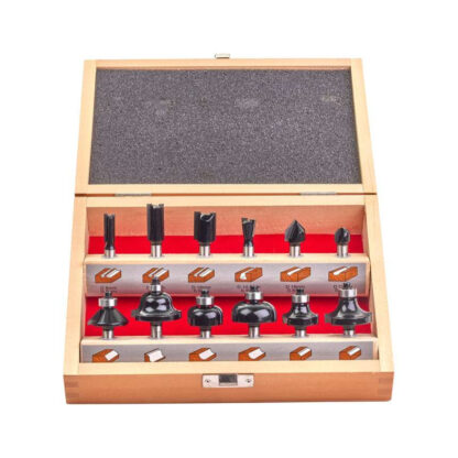 Frézovací bity - upínání 8 mm Milwaukee Router BIt Set (Sada 12 dílů) 4932451668